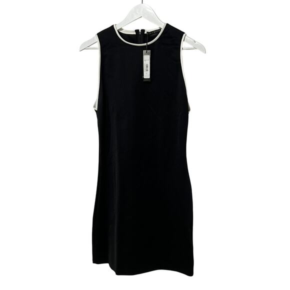ALICE + OLIVIA WOMENS 8 EDRIS SLEEVELESS MINI DRESS BLACK COCKTAIL PARTY NEW - Picture 6 of 15